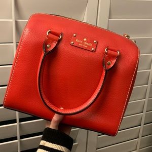 Kate Spade - red crossbody bag